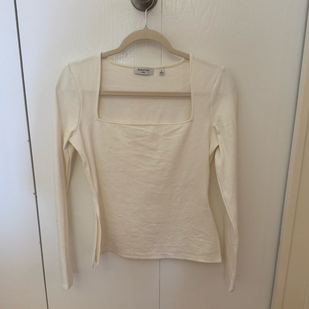 Aritzia Babaton Square Neck Top